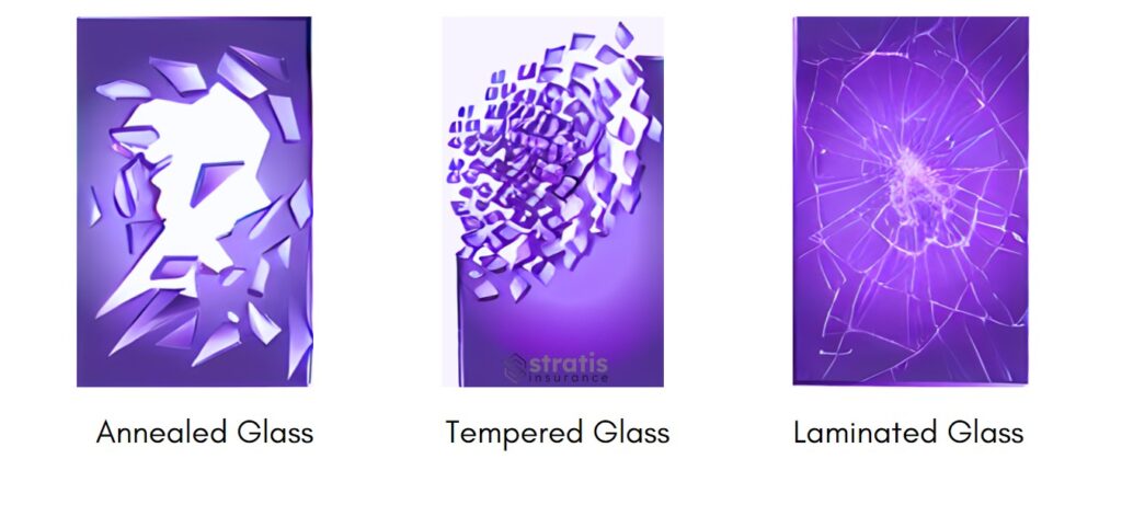 3 glass types